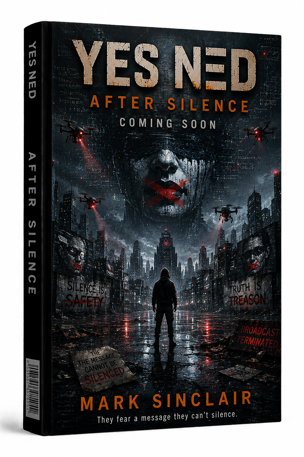 After Silence book cover, Book Six of the YES NΞD series