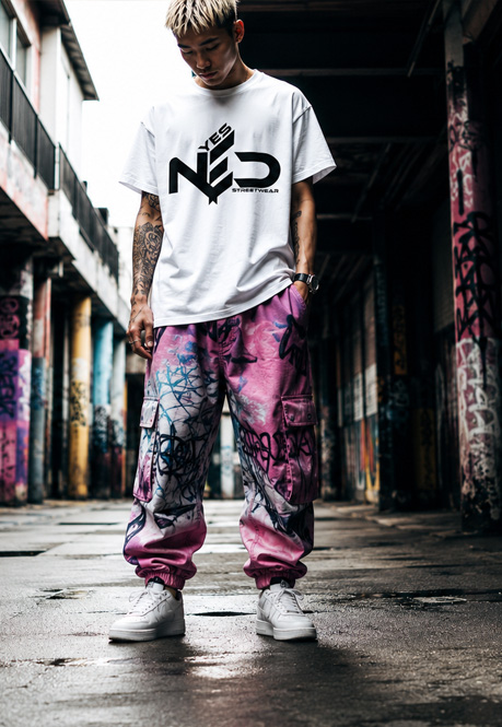 YES NΞD dystopian streetwear lookbook campaign image Signal File 04